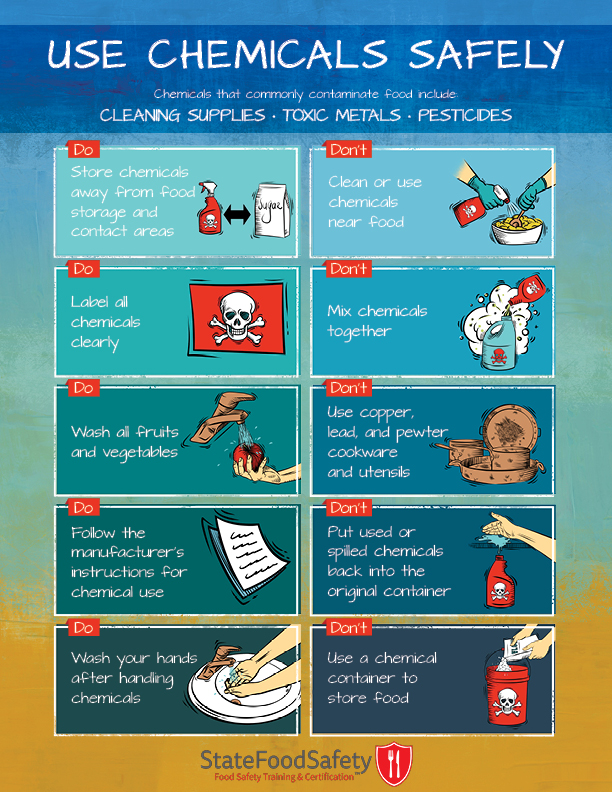 Use Chemicals Safely Poster